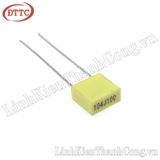 Tụ 0.1uF 104J 100V Màu Vàng 5mm