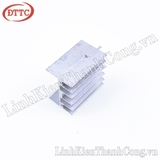 Nhôm Tản Nhiệt TO247 23x16x25mm Trắng