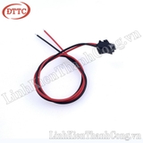 Cáp 2 Sợi 1 Đầu Cái SM2.54-2P 22AWG Dài 30cm