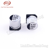 Tụ Nhôm 470uF 25V 10x10.5mm