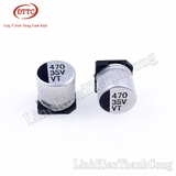 Tụ Nhôm 470uF 35V 10x10mm