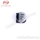 Tụ Nhôm 1000uF 16V 10x10mm