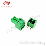 Cầu Đấu Terminal Cong 15EDG 3.81mm 2P (Đực + Cái)