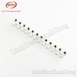 Cầu Đấu Điện 12P Trắng 5A Nhựa Chống Cháy