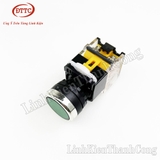 Công Tắc Nhấn Giữ LA38-11T Phi 22mm Màu Xanh Lá