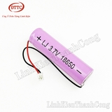 Pin Li-on 18650 3.7V 1Ah 1000mAh Có Gắn Cáp