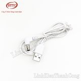 Cáp Chuyển USB Ra 5V Jack DC 5.5*2.1mm Màu Trắng 1.45 Mét