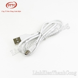 Cáp MINI USB Màu Trắng Dài 1 Mét