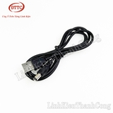 Cáp Chuyển USB Ra 5V Jack DC 5.5x2.1mm Màu Đen Dài 1 Mét