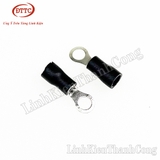 Đầu Cos Tròn RV1.25-4 Màu Đen (50 Cái)
