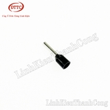 Đầu Cos Kim Tròn Bấm Dây Đơn E1008 Đen (100 Chiếc)