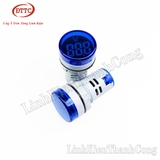 Đèn Báo Điện Áp 20-500VAC 22mm Màu Xanh Dương