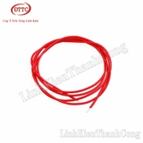 Dây Điện Silicon Siêu Mềm 22AWG Chống Cháy Chịu Nhiệt 200 Độ C Màu Đỏ (Mét)