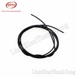 Dây Điện Silicon Siêu Mềm 22AWG Chống Cháy Chịu Nhiệt 200 Độ C Màu Đen (Mét)