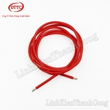 Dây Điện Silicon Siêu Mềm 16AWG (1.5 mm2) Chống Cháy Chịu Nhiệt 200 Độ C Màu Đỏ (Mét)