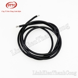 Dây Điện Silicon Siêu Mềm 16AWG (1.5 mm2) Chống Cháy Chịu Nhiệt 200 Độ C Màu Đen (Mét)