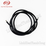 Dây Điện Silicon Siêu Mềm 14AWG (Dây 2.5 mm2) Chống Cháy Chịu Nhiệt 200 Độ C Màu Đen (Mét)