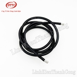 Dây Điện Silicon Siêu Mềm 12AWG (4.0 mm2) Chống Cháy Chịu Nhiệt 200 Độ C Màu Đen (Mét)