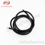 Dây Điện Silicon Siêu Mềm 12AWG (4.0 mm2) Chống Cháy Chịu Nhiệt 200 Độ C Màu Đen (Mét)