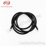 Dây Điện Silicon Siêu Mềm 12AWG (4.0 mm2) Chống Cháy Chịu Nhiệt 200 Độ C Màu Đen (Mét)