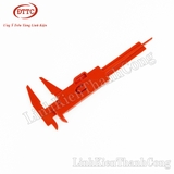 Thước Kẹp Cơ 150mm Bằng Nhựa Cao Cấp Màu Đỏ