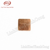 Tấm Tản Nhiệt Đồng 15x15mm Dày 0.5mm (Đồng Đỏ)