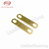 Cầu Đồng Nối Pin, Khoảng Cách 2 Tâm Lỗ 40mm, Dày 1.5mm