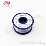 Thiếc Hàn SAKURA 100gam 63/37 1.0mm Siêu Bóng, Nhẹ Nhiệt