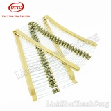 Điện Trở Đài Loan Chân Đồng 56R 1/2W 5% 4 Vạch Màu (Dây 100 Chiếc)