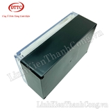 Hộp Nhựa 200x120x75mm Đen Nắp Trong