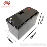 Hộp Nhựa Acquy Đóng Pin 330x172x215mm Kèm Màn Hình Đo Điện Áp Dung Lượng