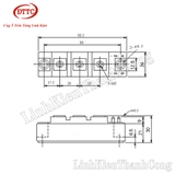 TM90DZ-H Module Thyristor SCR 90A 800V MITSUBISHI