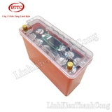 Hộp Nhựa Đóng Pin 4S, Nắp Trong Suốt, Có Quai, Đồng Hồ LCD, 240x185x92mm Chống Nước