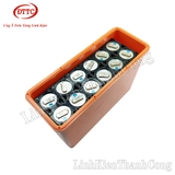 Hộp Nhựa Đóng Pin 4S, Nắp Trong Suốt, Có Quai, Đồng Hồ LCD, 240x185x92mm Chống Nước