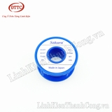 Thiếc Hàn SAKURA 50gam 63/37 1.5mm Siêu Bóng, Nhẹ Nhiệt