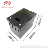 Hộp Nhựa Acquy Đóng Pin 290x200x225mm Kèm Màn Hình Đo Điện Áp Dung Lượng
