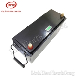 Hộp Nhựa Acquy Đóng Pin 500x185x242mm Kèm Màn Hình Đo Điện Áp Dung Lượng