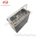 Hộp Nhựa Đóng Pin 4S 266x136x230mm Chống Nước, Màn Hình LCD 4S, Nắp Trong, Có Quai