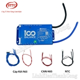 Mạch Bảo Vệ BMS DALY Thông Minh 12-24V 4S-8S 3.2V 60A, Có Cân Bằng Chủ Động 1A + NTC
