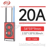 Mạch Bảo Vệ BMS DALY 48V 13S 3.7V 20A Mẫu G + NTC