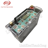 Hộp Nhựa Đóng Pin 12V 45Ah Màu Đen, Nắp Trong, Có Quai Xách, Đồng Hồ LCD