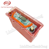 Hộp Nhựa Đóng Pin 12V 45Ah Màu Cam, Nắp Trong, Có Quai Xách, Đồng Hồ LCD