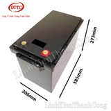 Hộp Nhựa, Vỏ Nhựa Đóng Pin 385x206x273mm, Lắp Được 4 Cell 280Ah, Kèm Màn Hình Đo Điện Áp Dung Lượng