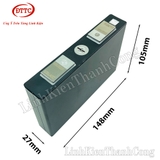 Pin Lithium 3.7V 50Ah 148x27x105mm Đen