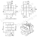 CUỘN LỌC 10MH UU9.8 (7*8MM)