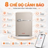 Két Sắt Xiaomi CRMCR 80DB Cánh Thép Dày 24 Ly Chống Trộm Cấp A15, Khóa Vân Tay Điện Tử Cảnh Báo Điện Thoại