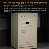 Két Sắt Thông Minh Xiaomi CRMCR 80LE Chính Hãng: Chống Trộm A10, Vân Tay Định Danh Người Mở, 8 Chế Độ Cảnh Báo Điện Thoại