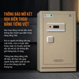 Két Sắt Thông Minh Xiaomi CRMCR 80LE Chính Hãng: Chống Trộm A10, Vân Tay Định Danh Người Mở, 8 Chế Độ Cảnh Báo Điện Thoại