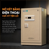Két Sắt Thông Minh Xiaomi CRMCR 80LE Chính Hãng: Chống Trộm A10, Vân Tay Định Danh Người Mở, 8 Chế Độ Cảnh Báo Điện Thoại