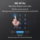 Két Sắt Philips SBX202 6C0 khóa vân tay điện tử, khung thép nguyên khối